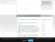Tablet Screenshot of headhunting-muenchen.de